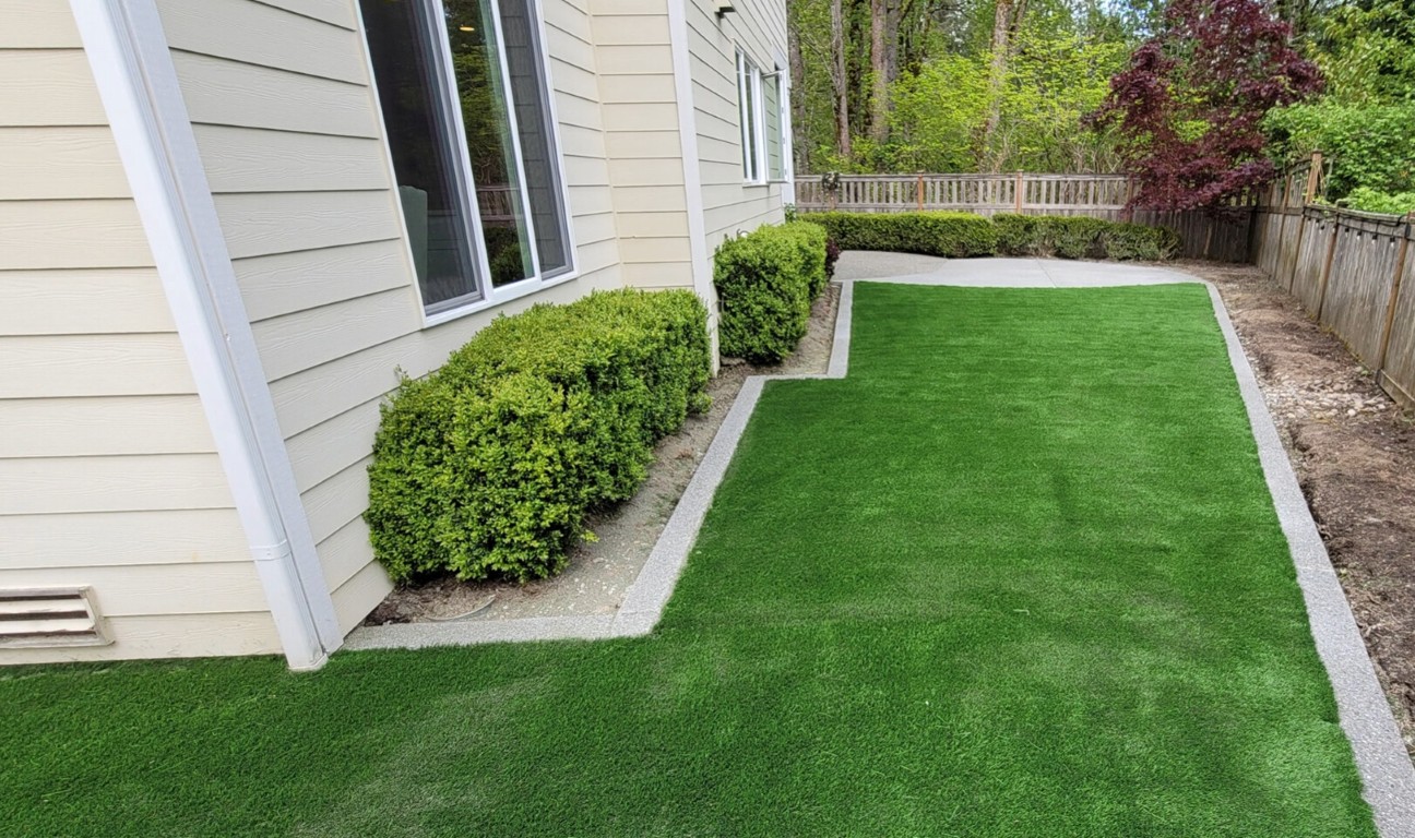 Residential Artificial Grass installation by professional artificial grass contractors in Pasco, WA